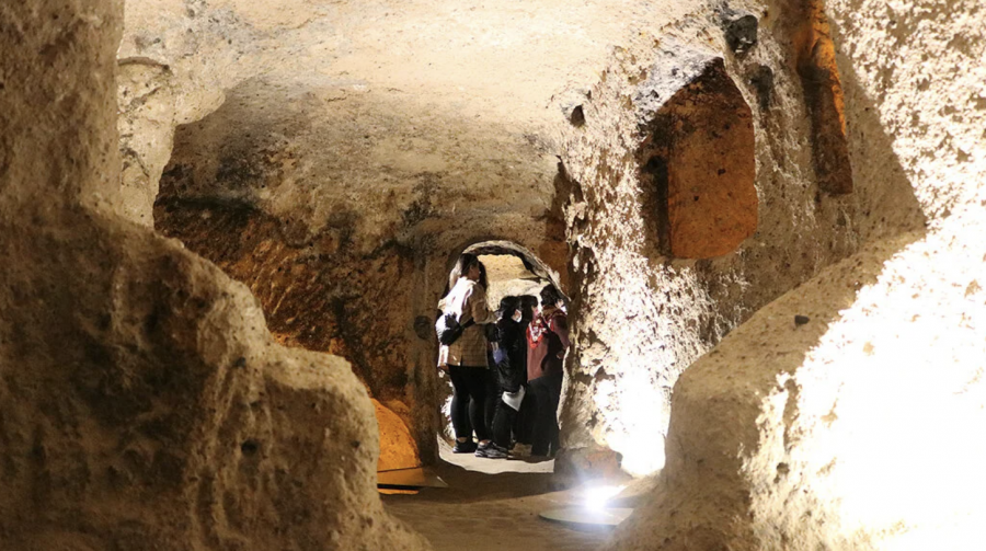 Türkler neden yeraltında yaşadı? Kaymaklı Yeraltı Şehri 2023'te en çok ziyaret edilen yer oldu 3