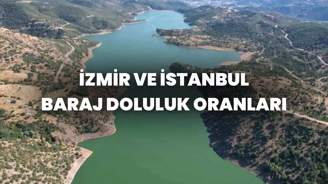 İzmir Ve İstanbul Baraj Doluluk Oranları 28 Mayıs Salı 2024