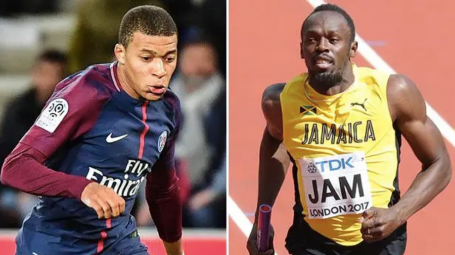 Kylian Mbappe ve Usain Bolt 100 metrede yarışacak 4